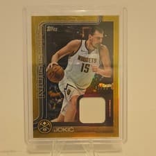2025-26 Topps Flagship Real One Relics Nikola Jokić #FRO-NJ card