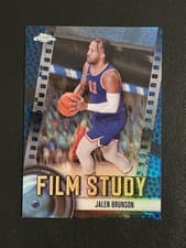 2024-25 Topps Chrome Film Study Jalen Brunson #FS-14 card