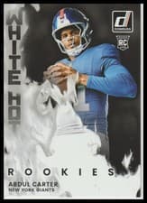 2025 Donruss White Hot Rookies Abdul Carter #WHR-ALC card