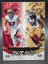 2025 Topps Signature Class Paramount Pairings Fred Warner #PP-15 card