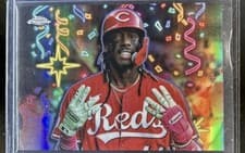 2025 Topps Chrome Update Celebracion Elly De La Cruz #CT-7 card