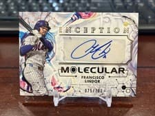 2025 Topps Inception Inception Molecular Autographs Francisco Lindor #IMA-FL card