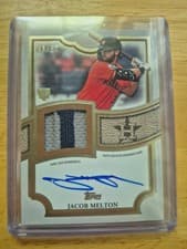 2026 Topps Topps Flagship Autograph Patch Jacob Melton #TFAP2-JM card