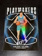 2024-25 Donruss PlayMakers Tidjane Salaun #1 card
