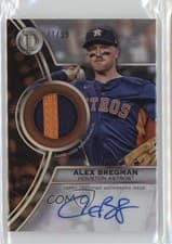 2025 Topps Tribute Threads Autograph Relics Alex Bregman #TTTA-AB card