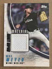 2025 Topps Major League Material Series One Max Meyer #MLM-MME card