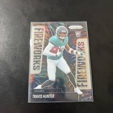 2025 Panini Prizm Fireworks Travis Hunter #13 card