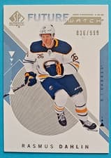Rasmus Dahlin 2018 SP Authentic card