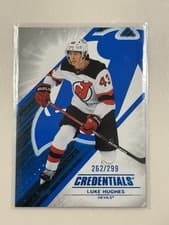 2024-25 Upper Deck Credentials Base Set Luke Hughes #43 card