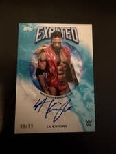 2025 Topps Exalted WWE Wrestling Exalted Autographs LA Knight #EXA-LAK card
