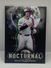 2025 Topps Chrome Black Nocturnal Adley Rutschman #NOC-24 card