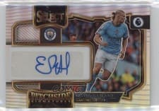 Erling Haaland 2022 Panini Select Premier League Pitchside Signatures card