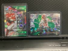 Joe Burrow 2025 Panini Prizm Fractal card