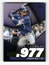 2025 Topps OPS Leaders Bobby Witt Jr. #OPS-4 card