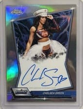 2026 Topps Chrome WWE Blue Brand Autographs Chelsea Green #BBA-CHE card