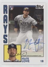 2019 Topps Update 1984 Baseball Autographs Nate Lowe #NL
