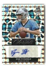 2025 Panini Mosaic Rookie Scripts Ryan Fitzgerald #RS-RFD card