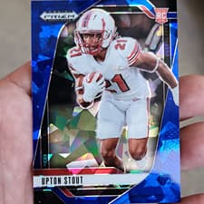2025 Panini Prizm Draft Picks Base Set Upton Stout #149 card