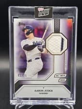 2025 Topps MLB MVP Collection Base Relics Aaron Judge #37-R card