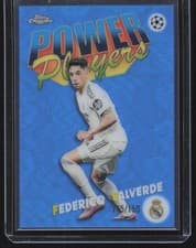 Federico Valverde 2025 Topps Chrome UEFA Power Players card