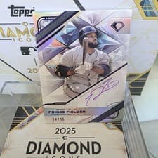 2025 Topps Diamond Icons White PolychromatINK Autographs Prince Fielder #WPA-PF card