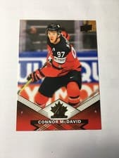 Connor McDavid 2025 Upper Deck Tim Hortons Team Canada card