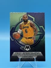 LeBron James 2022 Panini Mosaic Epic Performers card