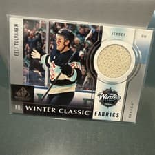 2024-25 SP Game Used 2024 Winter Classic Fabrics Eeli Tolvanen #WCF-5 card