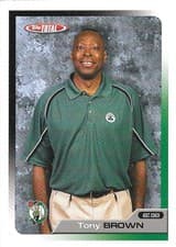 Tony Brown 2005-06 Topps Total Base Set card