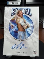2025 Topps Exalted WWE Wrestling Exalted Autographs Elton Prince #EXT-ELT card