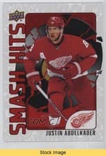 2025-26 Upper Deck Detroit Red Wings Centennial Smash Hits Justin Abdelkader #SH-4 card