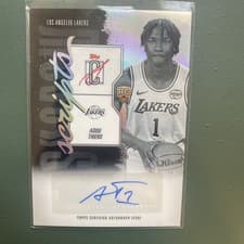Adou Thiero 2025-26 Topps Signature Class Shadow Scripts card
