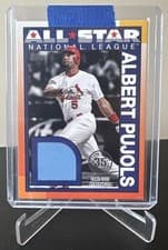 2025 Topps 1990 Topps Baseball All-Star Relics Albert Pujols #90ASR-AP card