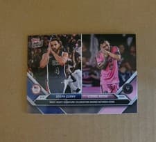 Steph Curry / Lionel Messi 2024 Topps Now MLS card
