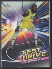 2024-25 Topps Chrome Test Drive LeBron James #TD-14 card