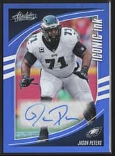 2025 Panini Absolute Iconic Ink Jason Peters #II-JPS card