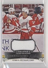 2024-25 Upper Deck The Cup Rendition Relics Lucas Raymond #RR-LR card