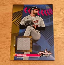 2025 Topps Update All-Star Stitches Casey Mize #AS-CM card
