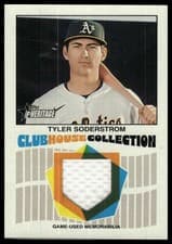 2026 Topps Heritage Clubhouse Collection Relics Tyler Soderstrom #CCR-TSO card