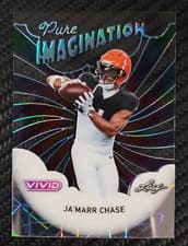2025 Leaf Vivid Pure Imagination Ja’Marr Chase #PB-20 card