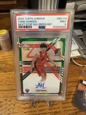 2025-26 Topps Chrome Next Stop Signatures Yang Hansen #NS-YH card