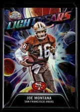 2025 Topps Cosmic Chrome Light Years Joe Montana #LY-4 card