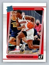 Bennedict Mathurin 2022 Panini Chronicles Draft Picks Donruss Rated Rookies card