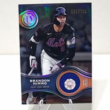 2025 Topps Tribute Stamp Of Approval Brandon Nimmo #SOA-BN
