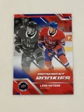 Lane Hutson 2025 Upper Deck National Hockey Card Day card