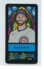 2025 Topps Allen & Ginter Mini Stained Glass Dansby Swanson #52 card
