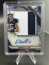 2024 Bowman University Best Prospect Jumbo Relic Autographs Set Drew Allar #PJA-DA card
