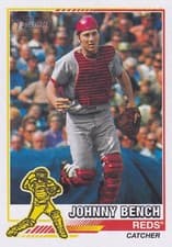 2025 Topps Heritage 1976 Redefined Johnny Bench #76R-3 card