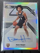 2025-26 Topps Chrome Next Stop Signatures Dylan Harper #NS-DH card