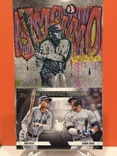Aaron Judge, Babe Ruth 2023 Topps Update Time Spanning Tandems card